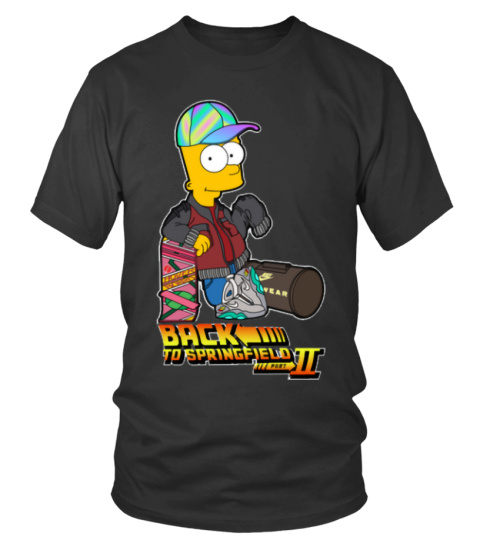 Bart to the Future - Bart Simpson T-Shirt for Men Women