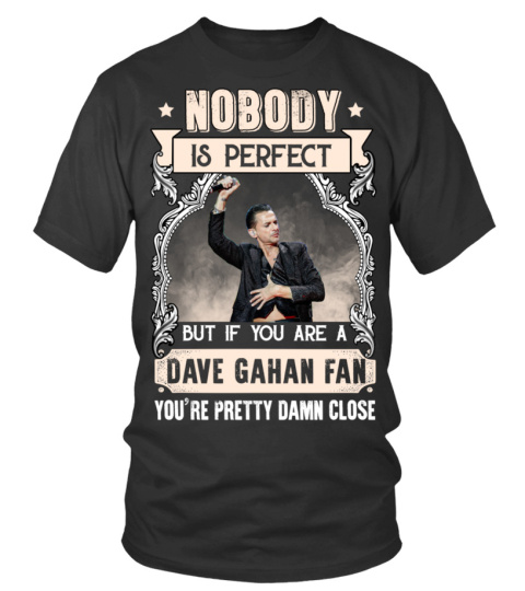 NOBODY IS PERFECT BUT IF YOU ARE A DAVE GAHAN FAN YOU'RE PRETTY DAMN CLOSE