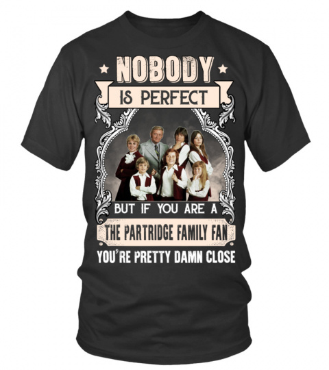 NOBODY IS PERFECT BUT IF YOU ARE A THE PARTRIDGE FAMILY FAN YOU'RE PRETTY DAMN CLOSE
