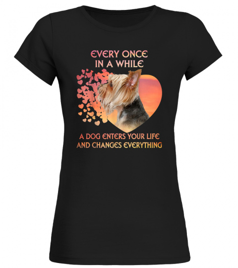 Every Once In A While A Dog Enters Yorkshire Terrier T-Shirt