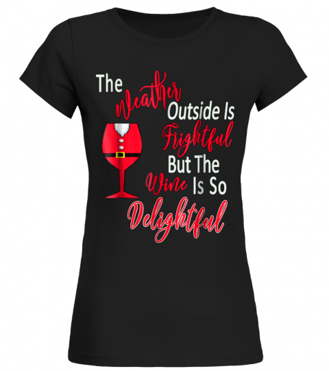 Funny Christmas Red Wine Lovers Glass Gift Idea