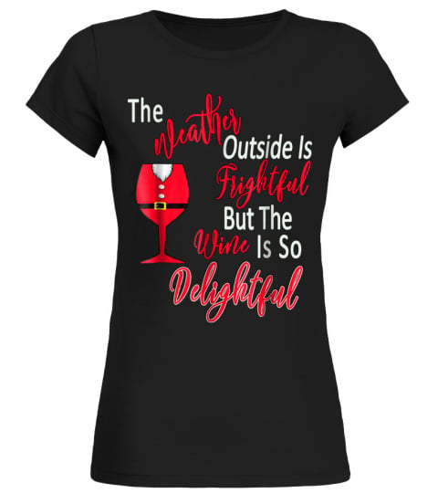 Funny Christmas Red Wine Lovers Glass Gift Idea