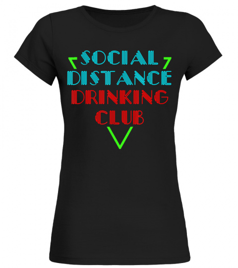 social distance drinking club funny quarantine wine beer 