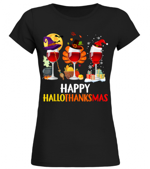 wine halloween thanksgiving christmas happy hallothanksmas 
