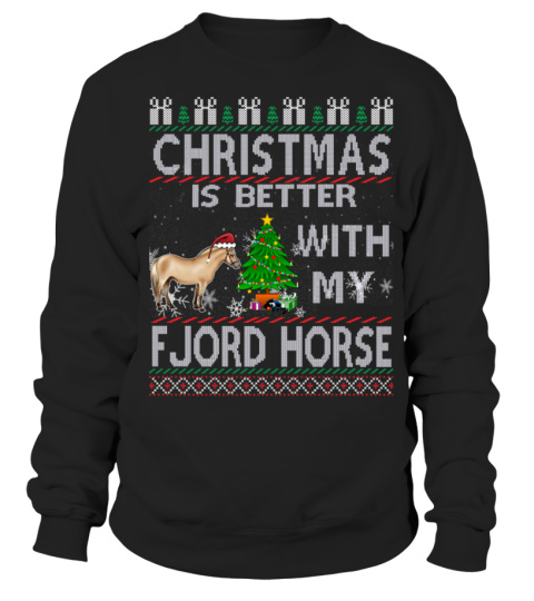 Christmas is better with my  Fjord Horse