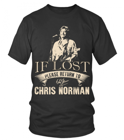 IF LOST PLEASE RETURN TO CHRIS NORMAN