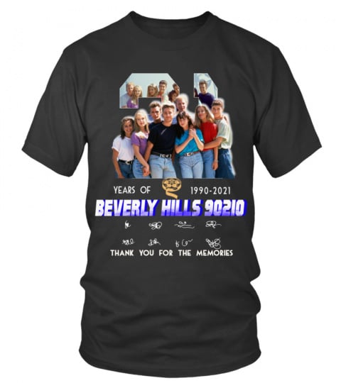 - Teezily 1990-2000 90210 T-shirt BEVERLY HILLS |