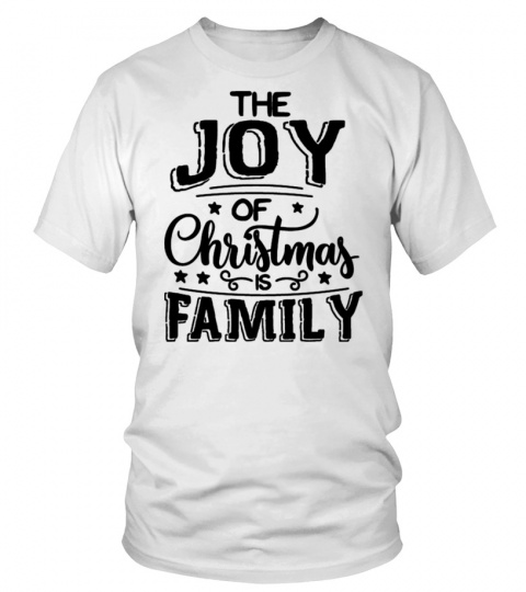 The joy of Christmas is family