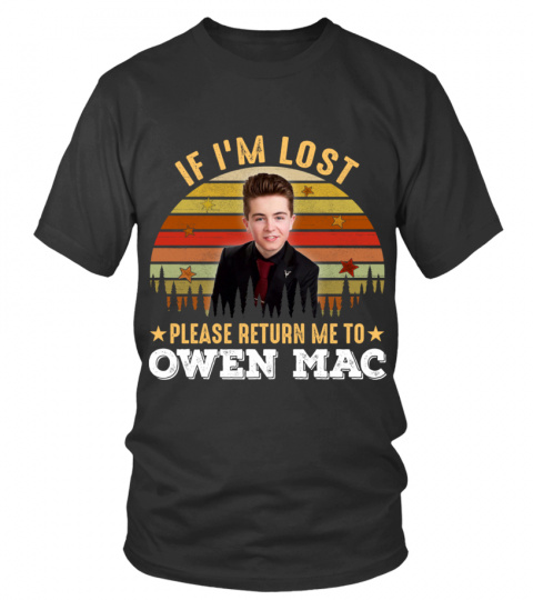 IF I'M LOST PLEASE RETURN ME TO OWEN MAC