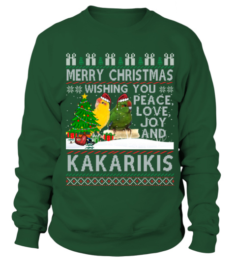 Wishing you peace love joy and kakarikis