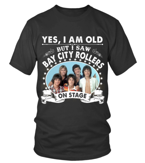 BAY CITY ROLLERS ON STAGE T shirt Teezily