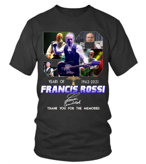 FRANCIS ROSSI 59 YEARS OF 1962-2021