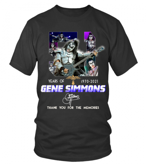 GENE SIMMONS 51 YEARS OF 1970-2021