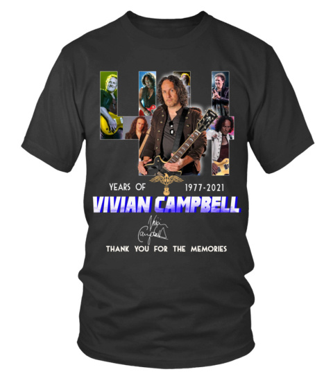VIVIAN CAMPBELL 44 YEARS OF 1977-2021
