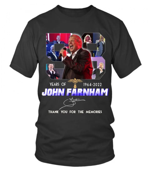 JOHN FARNHAM 58 YEARS OF 1964-2022