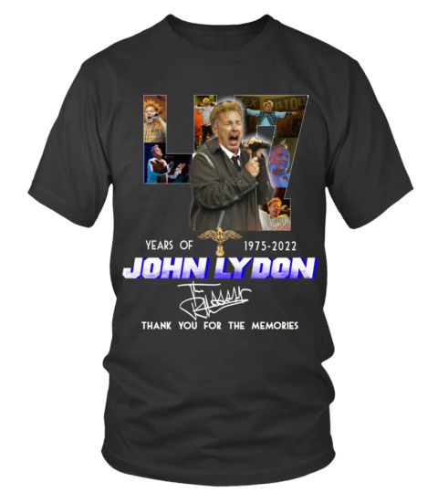 JOHN LYDON 47 YEARS OF 1975-2022