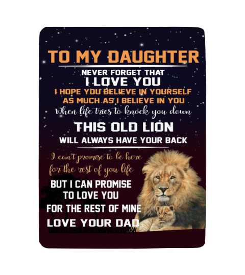To my daughter never forget that Quilt Fleece Blanket
