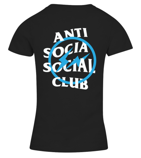 Anti Social Social Club Fragment Blue Bolt Hoodie - T-shirt | Teezily