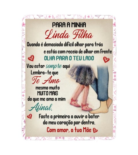 PT - COBERTOR PARA A MINHA LINDA FILHA-MÃE