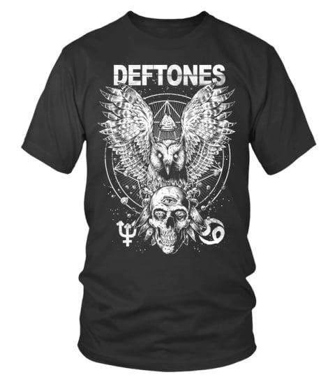 Deftones Shirt Men's Womens T-Shirt Summer Round Necks Short Sleeve Tee  Black 