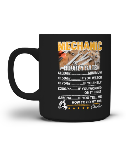 Mechanic hourly rate Mug