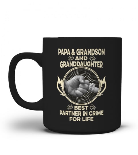 PAPA &amp; GRANDSON AND GRANDDAUGHTER BEST PARTNER IN CRIME FOR LIFE