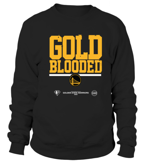 Warriors Gold Blooded Shirt Black Scribesun