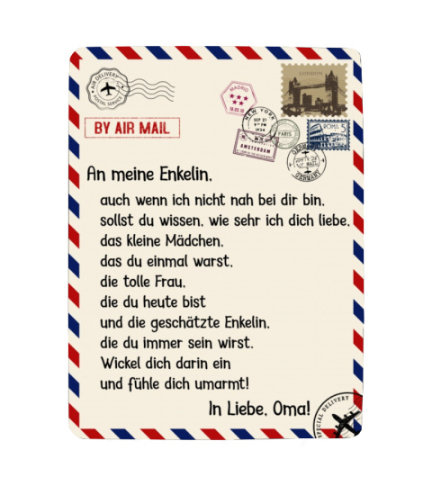 GE - DECKE AN MEINE ENKELIN - OMA