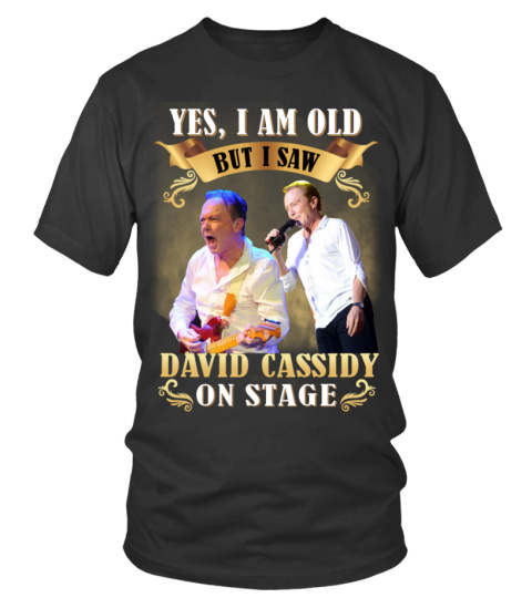 YES, I AM OLD BUT I SAW DAVID CASSIDY ON STAGE