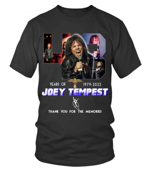 JOEY TEMPEST 43 YEARS OF 1979-2022