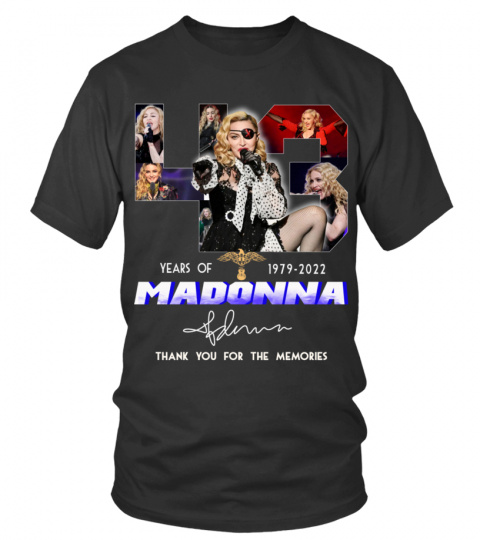 MADONNA 43 YEARS OF 1979-2022