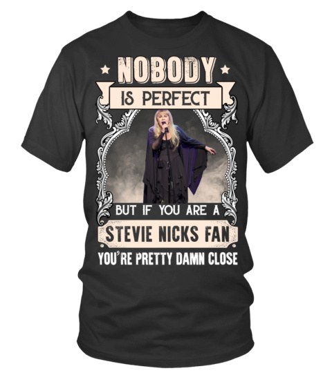 NOBODY IS PERFECT BUT IF YOU ARE A STEVIE NICKS FAN YOU'RE PRETTY DAMN CLOSE