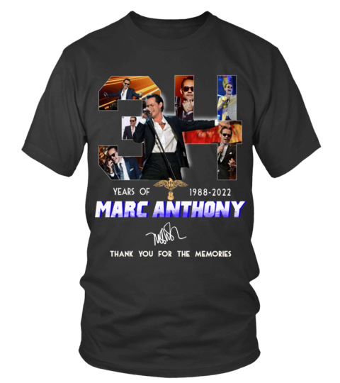 MARC ANTHONY 34 YEARS OF 1988-2022