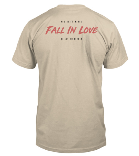 Bailey Zimmerman Fall In Love Tee Shirt