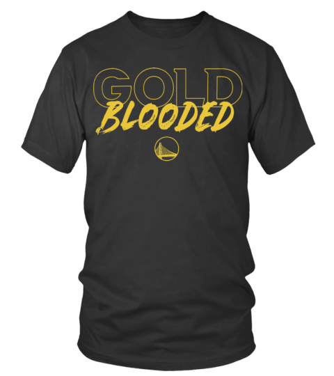 warriors gold blooded t shirt
