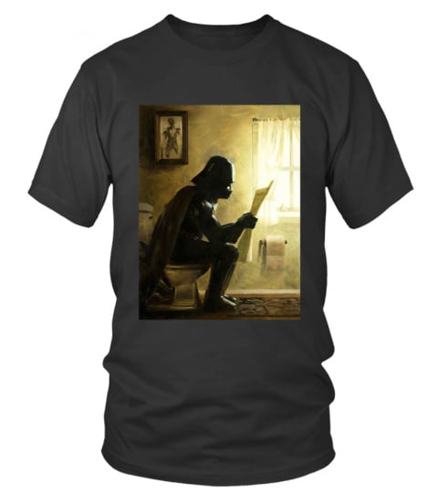 Darth Vader Reading on the Toilet