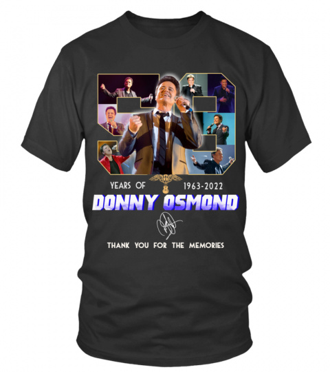 DONNY OSMOND 59 YEARS OF 1963-2022