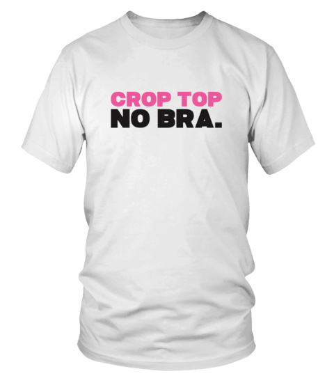 City Girls No Bra Club Crop T Shirt