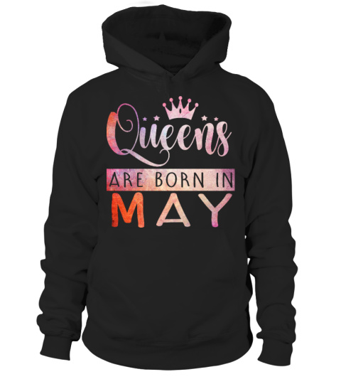 QUEENS ARE BORN IN MAY T-SHIRT