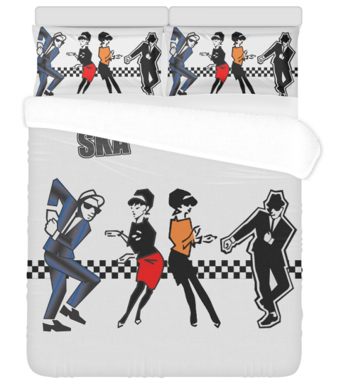 Limited Edition SKA BEDDING QUILT COVER AND PILLOW CASES