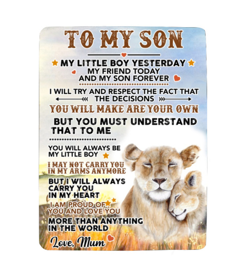 EN - TO MY SON - MUM