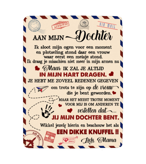 NE - DEKEN  MIJN DOCHTER - MAMA