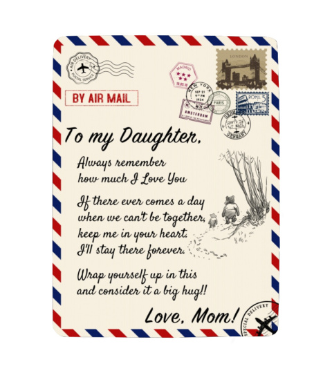 US - BLANKET TO MY DAUGHTER - MOM