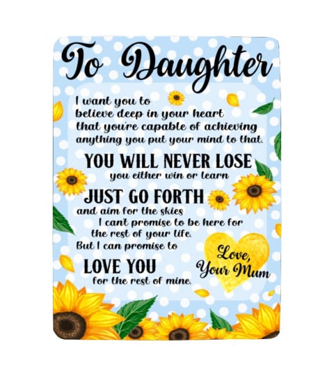 EN - BLANKET TO DAUGHTER-MUM