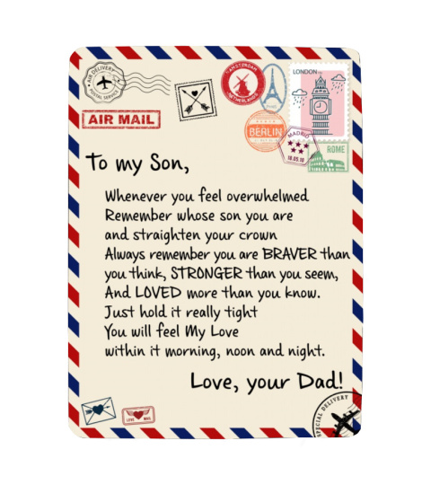 EN - BLANKET TO MY SON-DAD