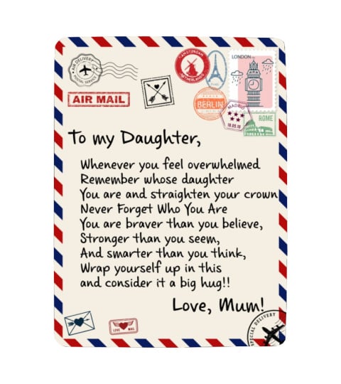 EN - BLANKET TO MY DAUGHTER - MUM