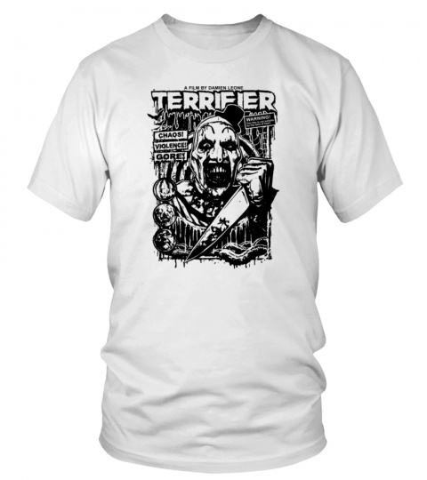 A Film By Damien Leone Terrifier Shirt Terrifier Cover Clown T-Shirt