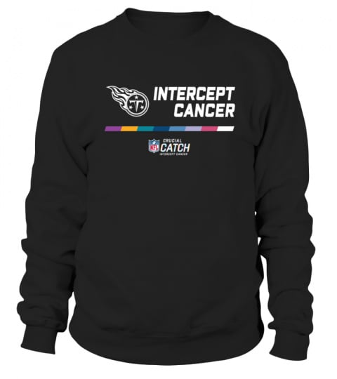 Nfl Tennessee Titans Intercept Cancer Crucial Catch Hoodie