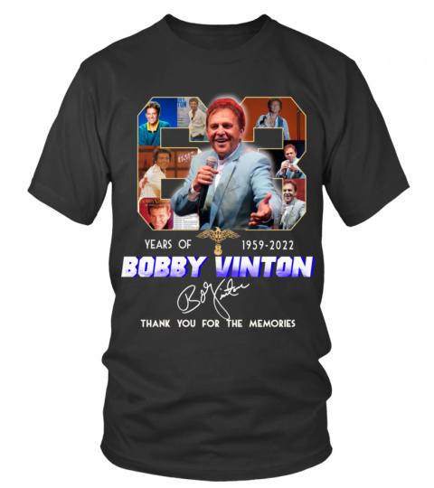 BOBBY VINTON 63 YEARS OF 1959-2022