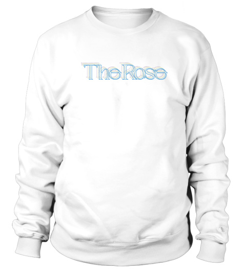 White discount rose sweatshirt